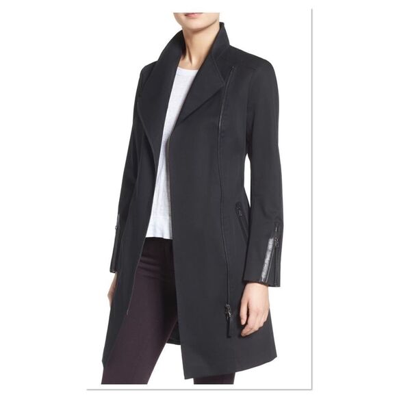 Mackage Estela Belted Long Trench Coat (DC) - Picture 1 of 7